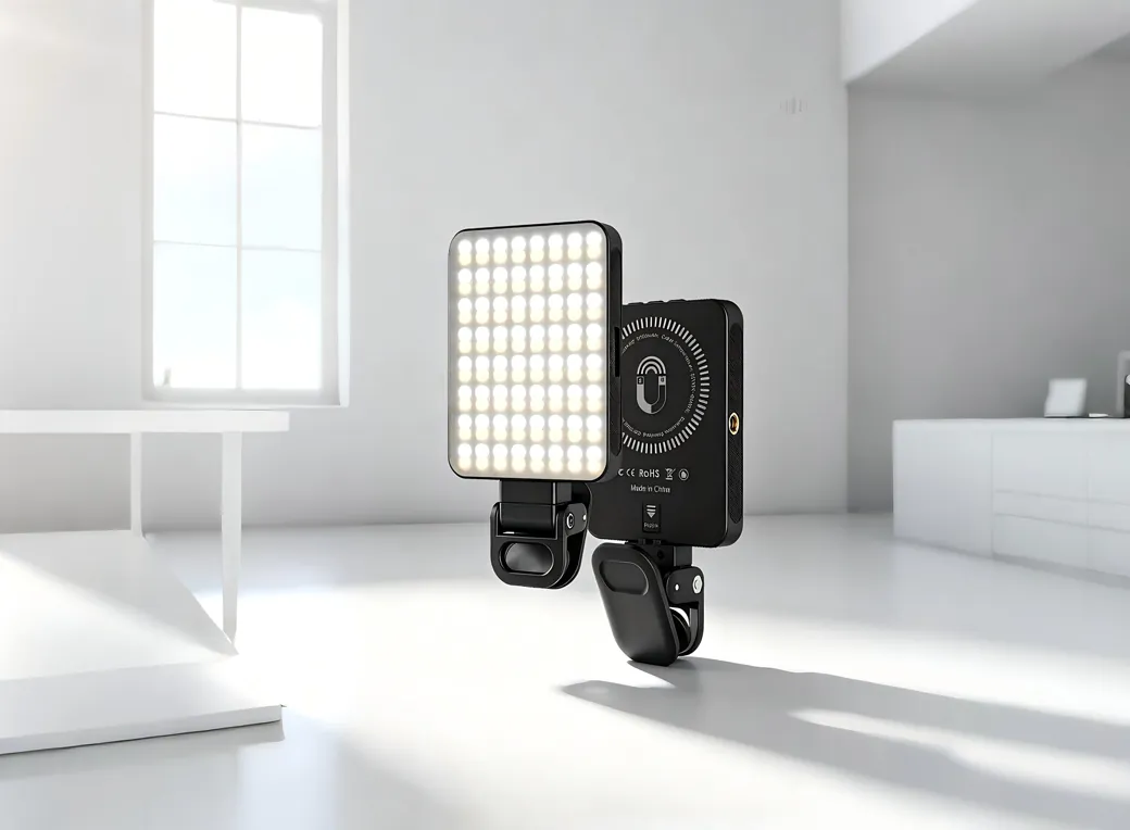 NPTCL rgb ring light for content creator on phone video